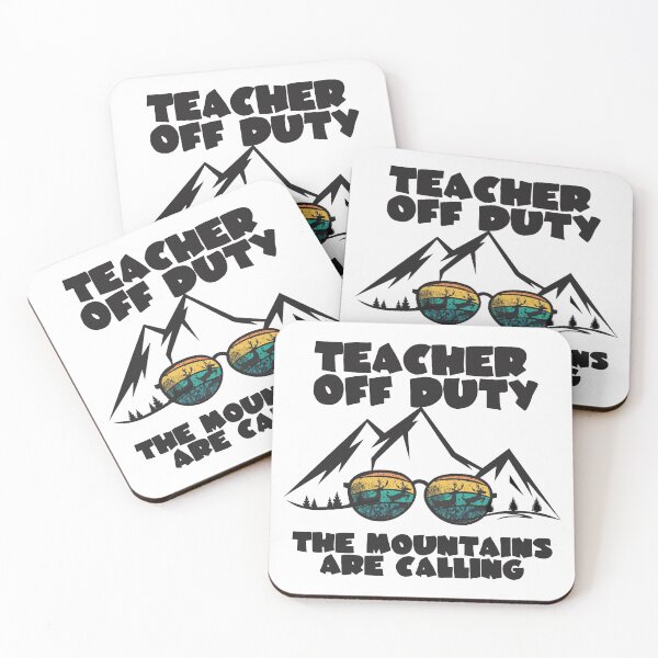 Item preview, Teacher Off Duty The Mountains are Calling designed and sold by Adhiambo.