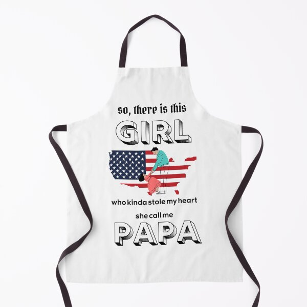 Item preview, So There Is This Girl Who Kinda Stole My Heart She Calls Me Papa Gift T-Shirt designed and sold by lhousshop.