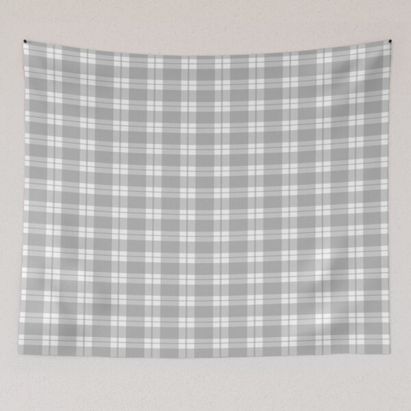Item preview, Simple white plaid designed and sold by TheWalnut.