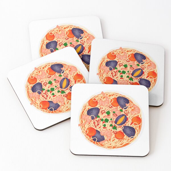 Item preview, Seafood pasta  designed and sold by Blacklock-Art.
