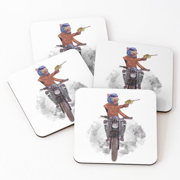Item preview, Fury Cat Riding Motorcycle designed and sold by felissimha.