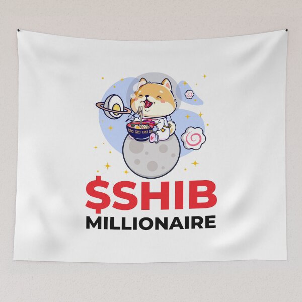 Item preview, SHIB Coin Millionaire, Shiba To The Moon  designed and sold by Maria Garcia.
