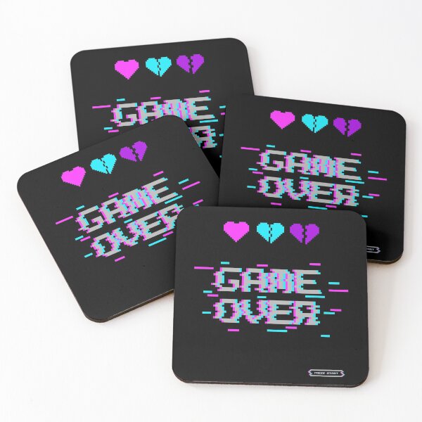 Item preview, Game Over Retro Vintage Style Gamer Motif 80s 90s designed and sold by DerNerd.