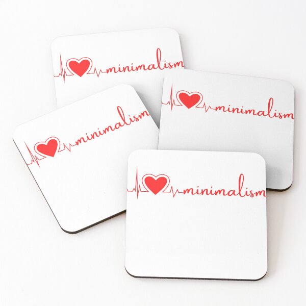 Item preview, LOVE MINIMALISM | RED LETTERS VERSION designed and sold by theblackstar55.