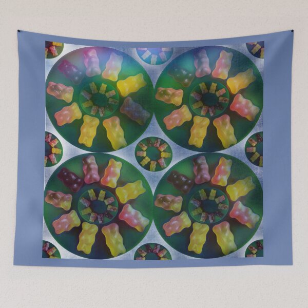 Item preview, Sweet Bears: Gummy Bears Arranged in Circles - Photo Edit Pattern designed and sold by kikidu21.