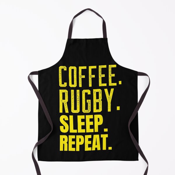 Item preview, Coffee Rugby Sleep Repeat, Funny Rugby And Coffee Gift For Mum's, Dad's, Brother's, and Sister's designed and sold by BigJackTees.