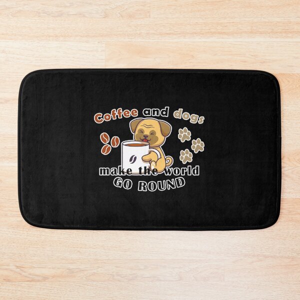 Item preview, Coffee and dogs make the world go round designed and sold by Aymanerachif.