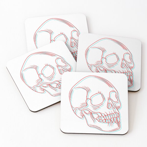 Item preview, Trippy 3D Skull  - Version 2 designed and sold by PandaParcels.