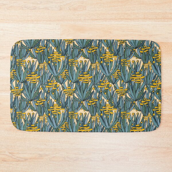 Item preview, Golgi and Ice Plants on Yellow designed and sold by Hodgepodge Bricolage.