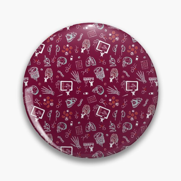 Artikelvorschau, Academic Medicine on Burgundy entworfen und verkauft von Hodgepodge Bricolage.
