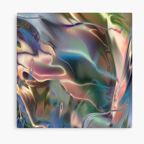 Neon Marble Canvas Print