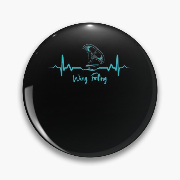 Item preview, Wing Foiling Wing Surfer Heartbeat designed and sold by Grimbart.