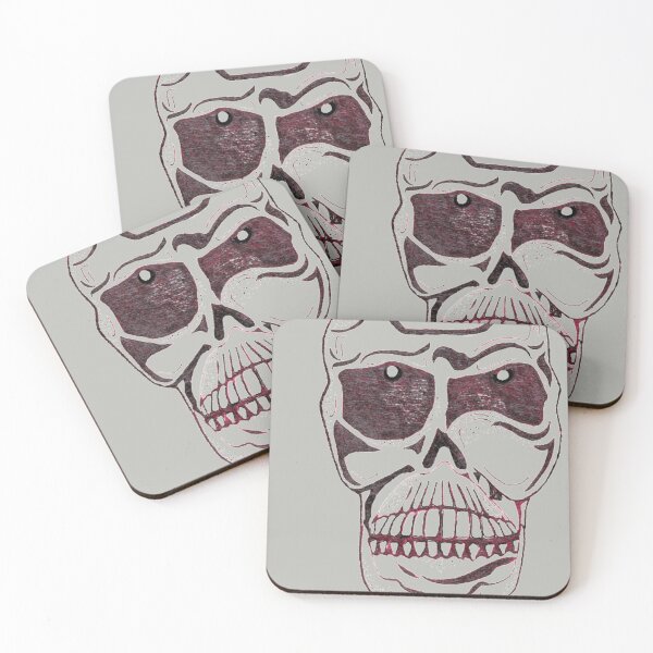 Item preview, Skull Hand Drawn Grey Background designed and sold by H3designs.