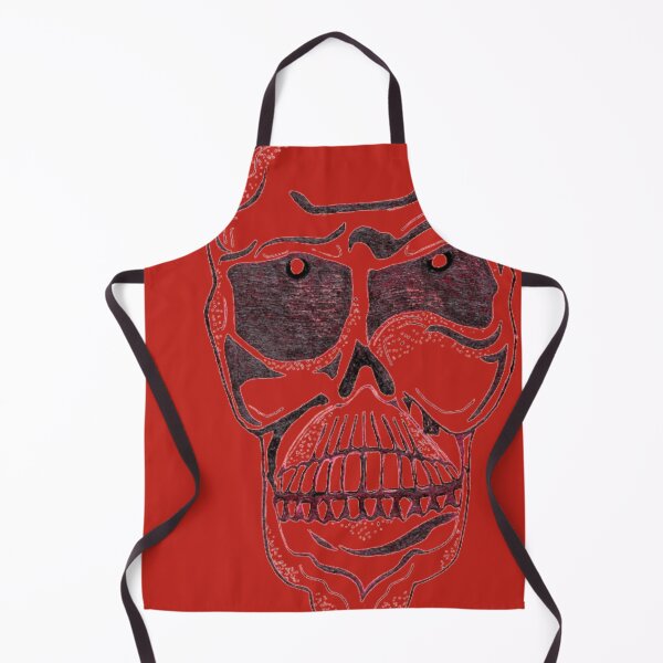 Item preview, Skull Hand Drawn Red Background designed and sold by H3designs.