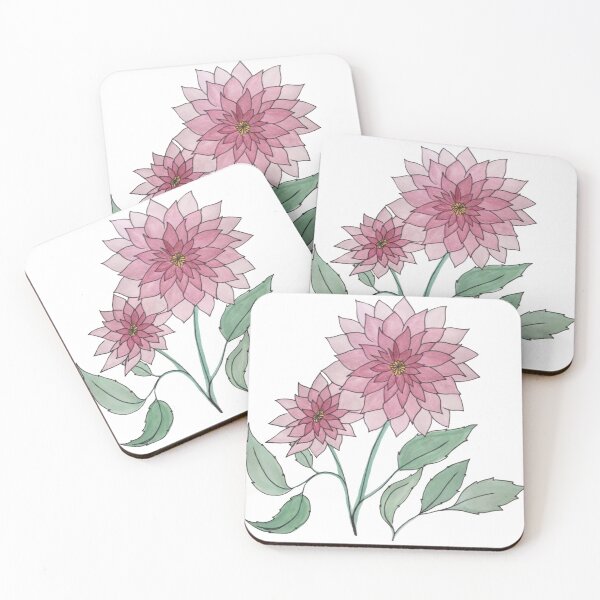 Item preview, Watercolour dahlia  designed and sold by Phoebew03.