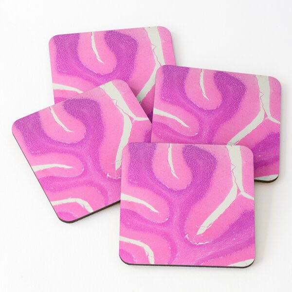 Item preview, Section of a human cerebellum under the microscope designed and sold by Zosimus.