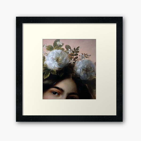 Item preview, Young woman with flower painting detail (daphne) designed and sold by ocddot.