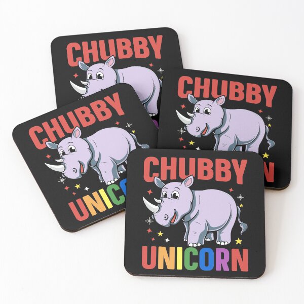 Item preview, I Am A Chubby Little Unicorn | Funny rhino designed and sold by Petra Becker.