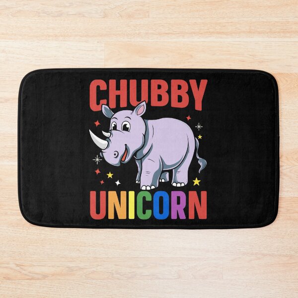 Item preview, I Am A Chubby Little Unicorn | Funny rhino designed and sold by Petra Becker.
