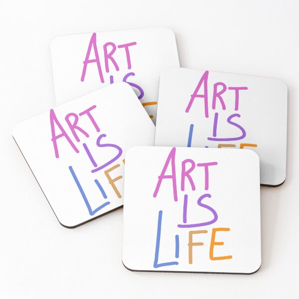 Item preview, Art is life text for artists  designed and sold by SILVERAPPLE.