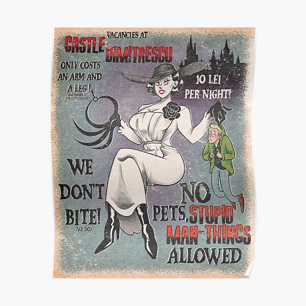 Château Dimitrescu Vacances Poster