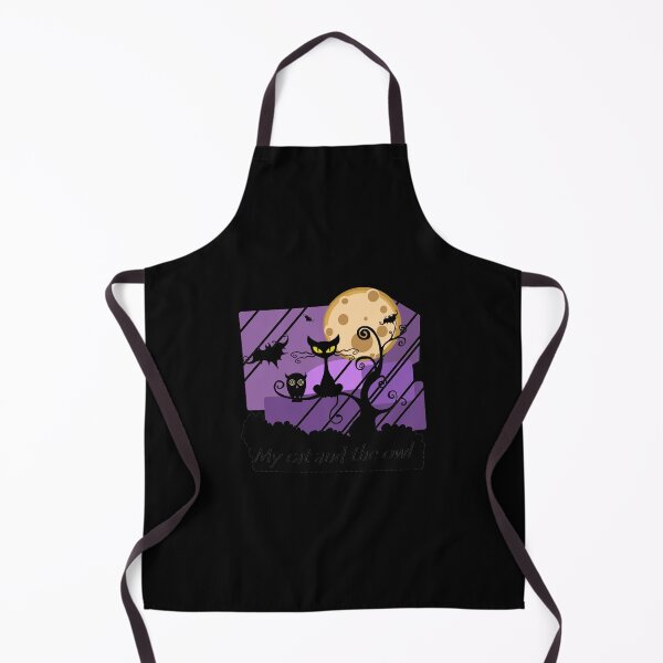 Item preview, The halloween with my cat and owl designed and sold by anemiche.