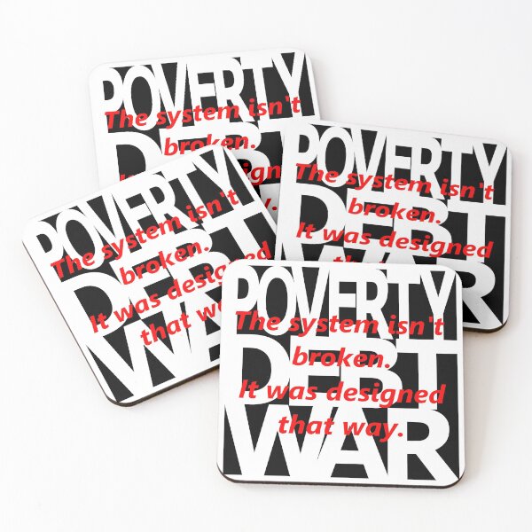 Item preview, Poverty Debt War designed and sold by sirglennbo.