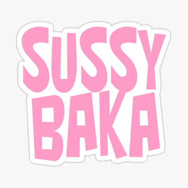 Sussy Baka Meme Suss Sticker Among Us Inspired Vinyl Laptop Decal