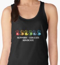 Autism Support Educate Advocate Women's Tank Top