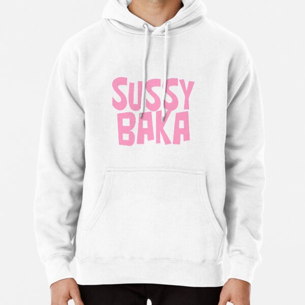 Sussy Baka Funny Sus Meme Pullover Hoodie