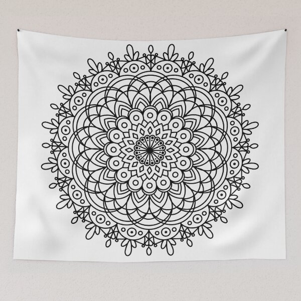 Item preview, mandala - flower design  designed and sold by Phoebew03.