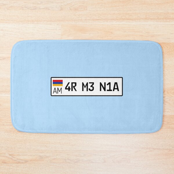 Item preview, Armenia car license plate designed and sold by Travellerz.