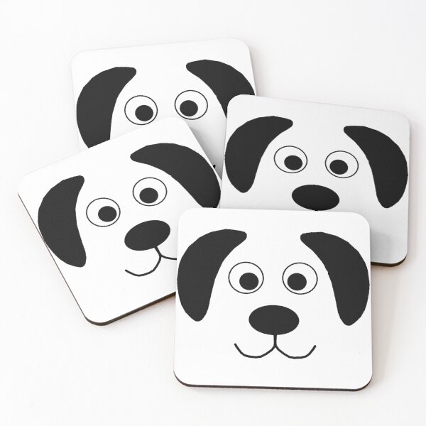 Item preview, Dog face silhouette designed and sold by Maths-4-Nerds.