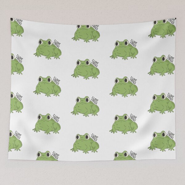 Item preview, I love frogs designed and sold by PeachCatDesigns.