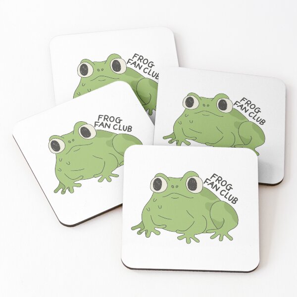 Item preview, Frog fan club designed and sold by PeachCatDesigns.