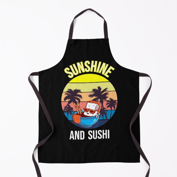 Item preview, Retro Vintage Sushi and Sunshine Summer Design designed and sold by Raminovitch.