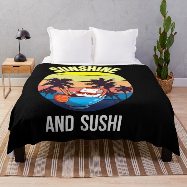 Item preview, Retro Vintage Sushi and Sunshine Summer Design designed and sold by Raminovitch.