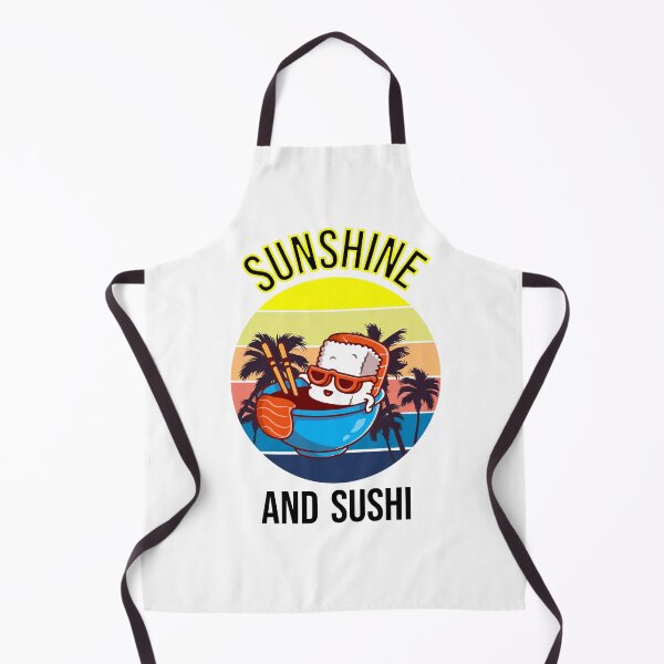 Item preview, Retro Vintage Sushi and Sunshine Summer Design designed and sold by Raminovitch.