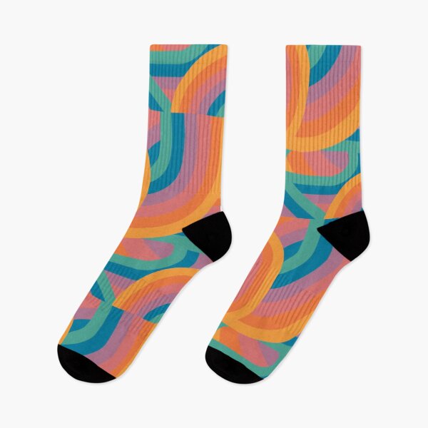 Item preview, Swirly vintage colorful rainbow print designed and sold by SoCindy.