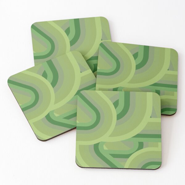 Item preview, Swirly vintage colorful green print designed and sold by SoCindy.