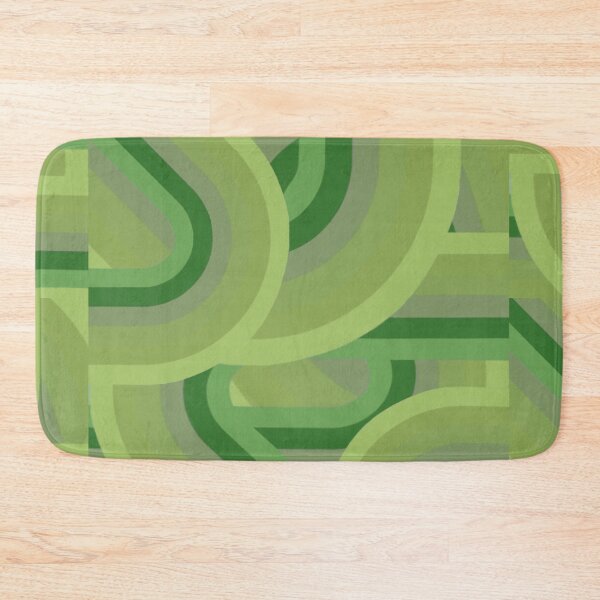 Item preview, Swirly vintage colorful green print designed and sold by SoCindy.
