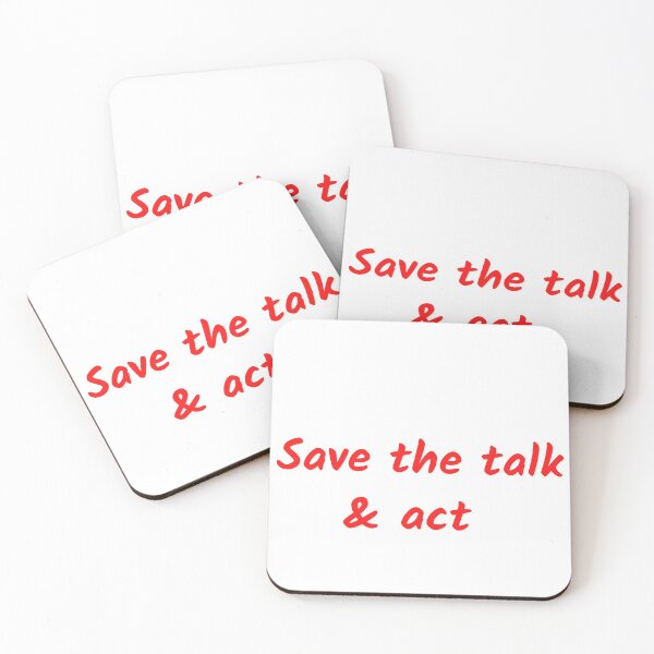 Item preview, save the talk and act designed and sold by itsgg42.