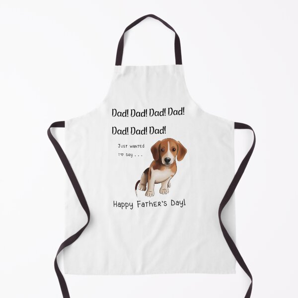 Item preview, Beagle Father's Day, Dad! Dad! Just wanted to say... Happy Father's Day designed and sold by ElysianCreation.