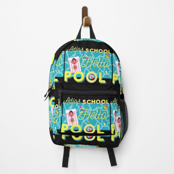 Item preview, Adios SCHOOL, Hello POOL - School Is Out, Summer Vacation designed and sold by Sun Sand & Sea Art.