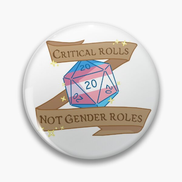 Item preview, critical rolls not gender roles (transgender) designed and sold by annieloveg.