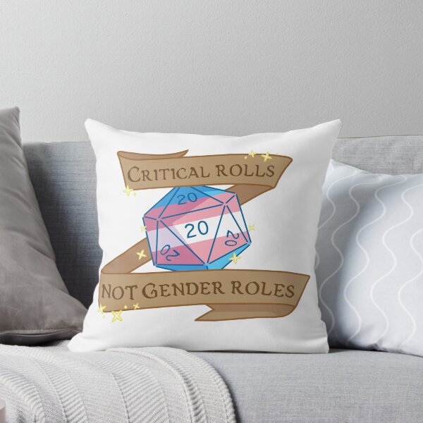Item preview, critical rolls not gender roles (transgender) designed and sold by annieloveg.