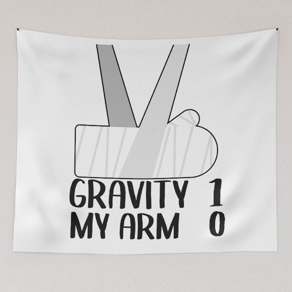 Item preview, Gravity 1 Broken Arm Surgery Get Well Recovery designed and sold by Stronzi.