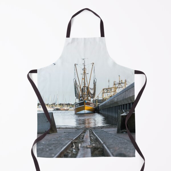 Item preview, Harbor Calm: Fishing Boat of Greetsiel, Ostfriesland designed and sold by MilesRite.