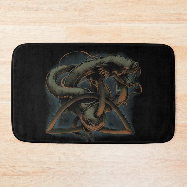 Item preview, Norse Pagan Serpent Snake Jormungandr Viking Mythology Triquetra Trinity Knot Snake designed and sold by BluePagan.