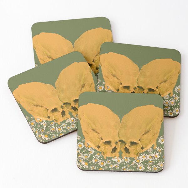 Item preview, Eternal lovers / Skulls in a Flower Meadow  designed and sold by Thalia Roman.